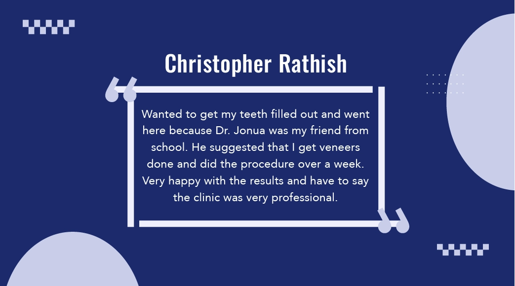 F&F Dental Website home page testimonial banner resize_phone size-05